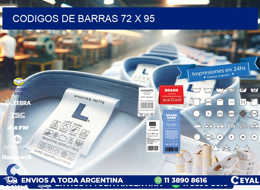 codigos de barras 72 x 95