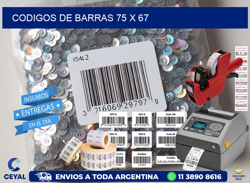 codigos de barras 75 x 67