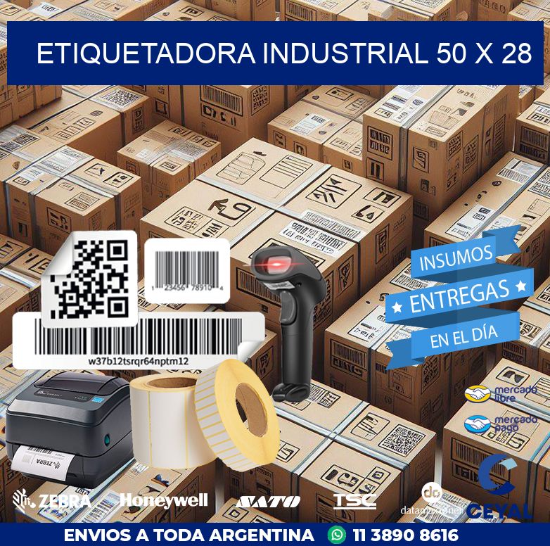 etiquetadora industrial 50 x 28