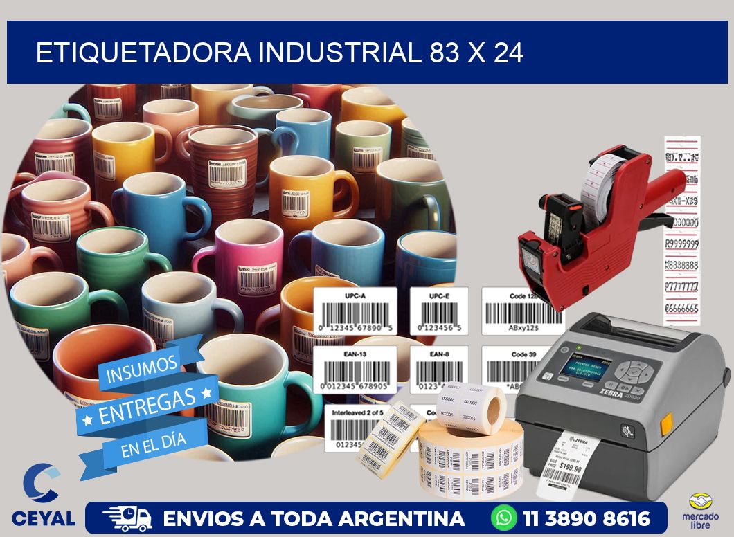 etiquetadora industrial 83 x 24