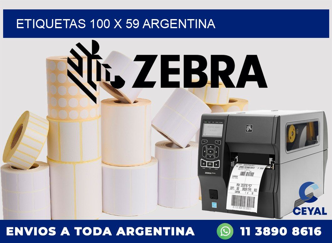 ETIQUETAS 100 x 59 ARGENTINA