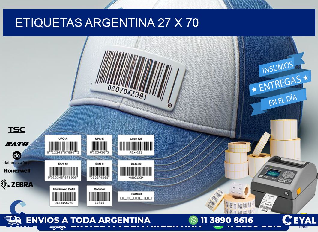 etiquetas argentina 27 x 70