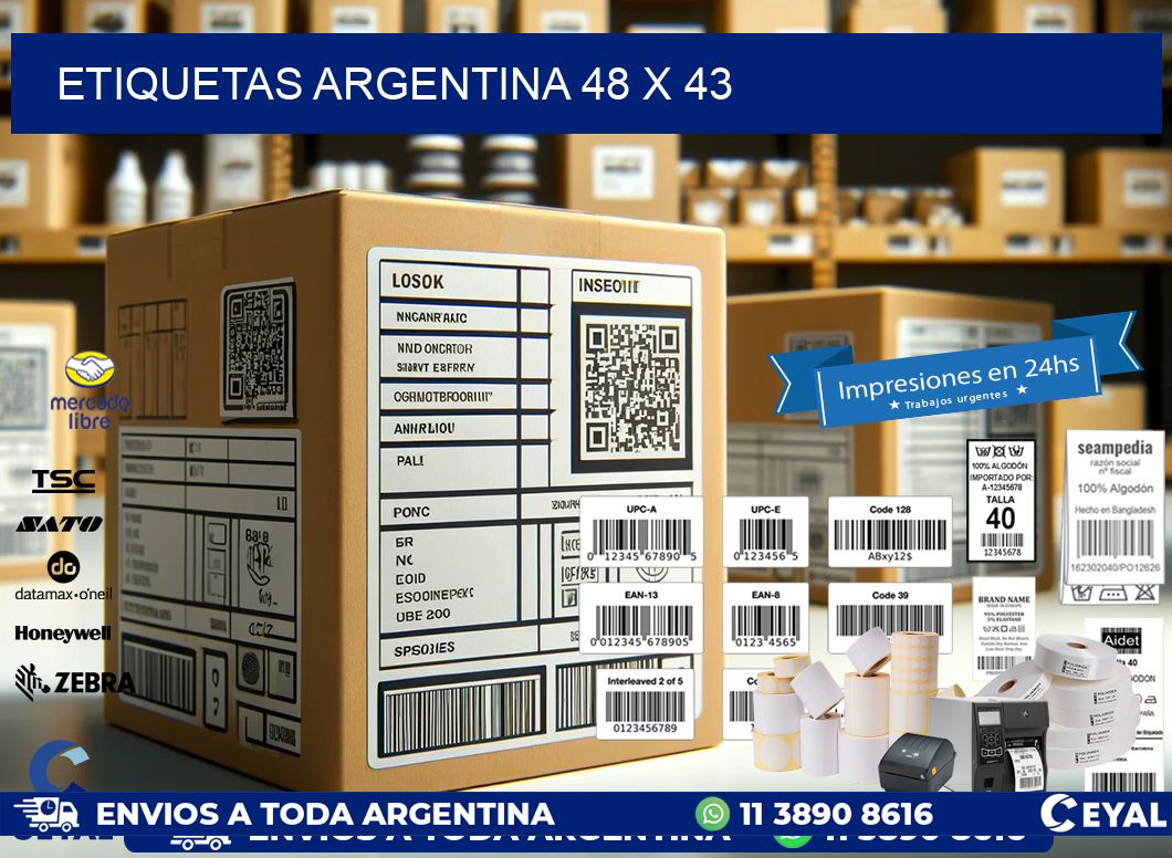 etiquetas argentina 48 x 43