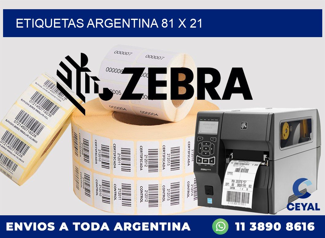 etiquetas argentina 81 x 21