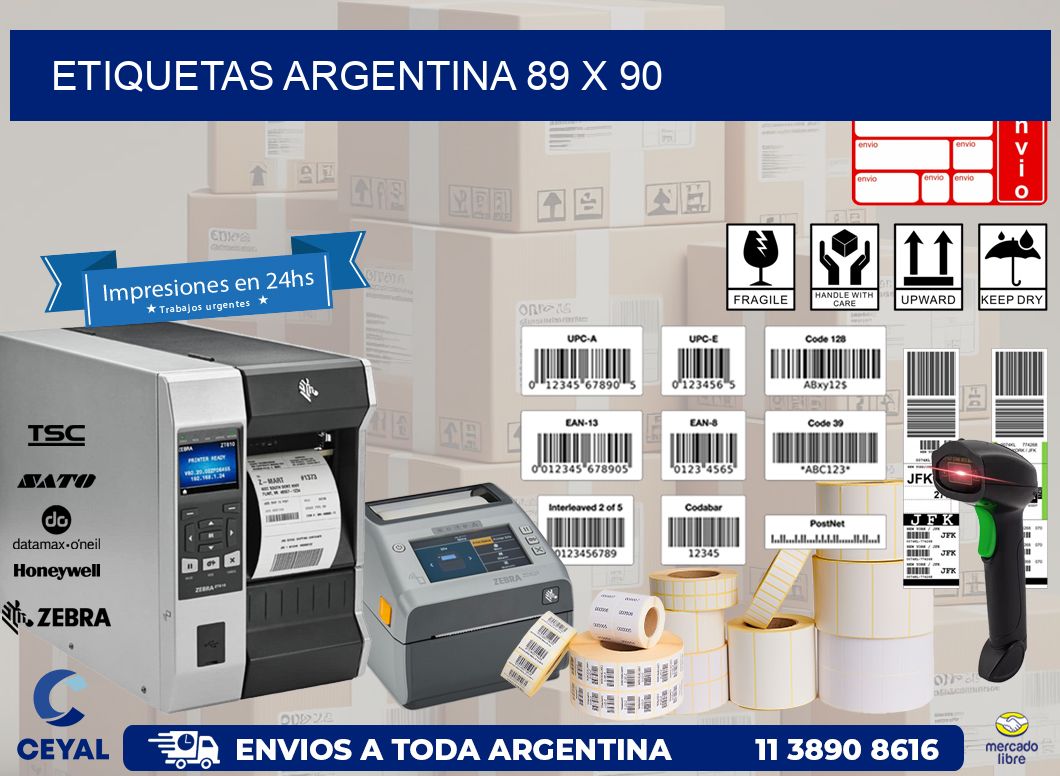 etiquetas argentina 89 x 90