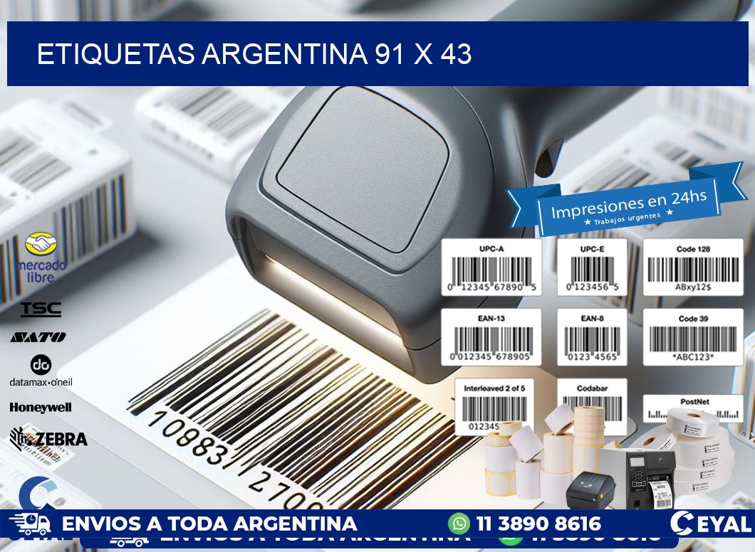 etiquetas argentina 91 x 43