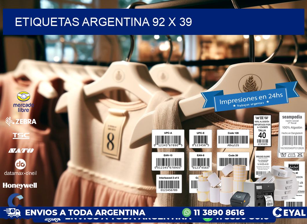 etiquetas argentina 92 x 39