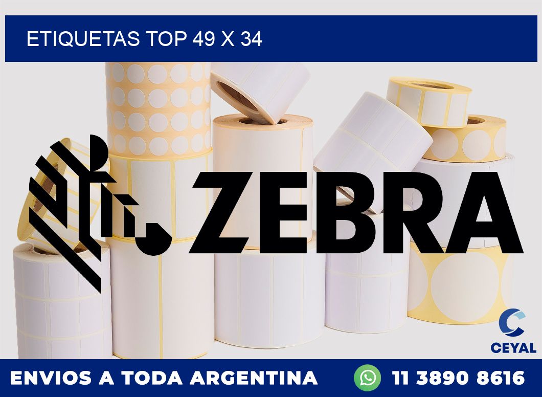 etiquetas top 49 x 34