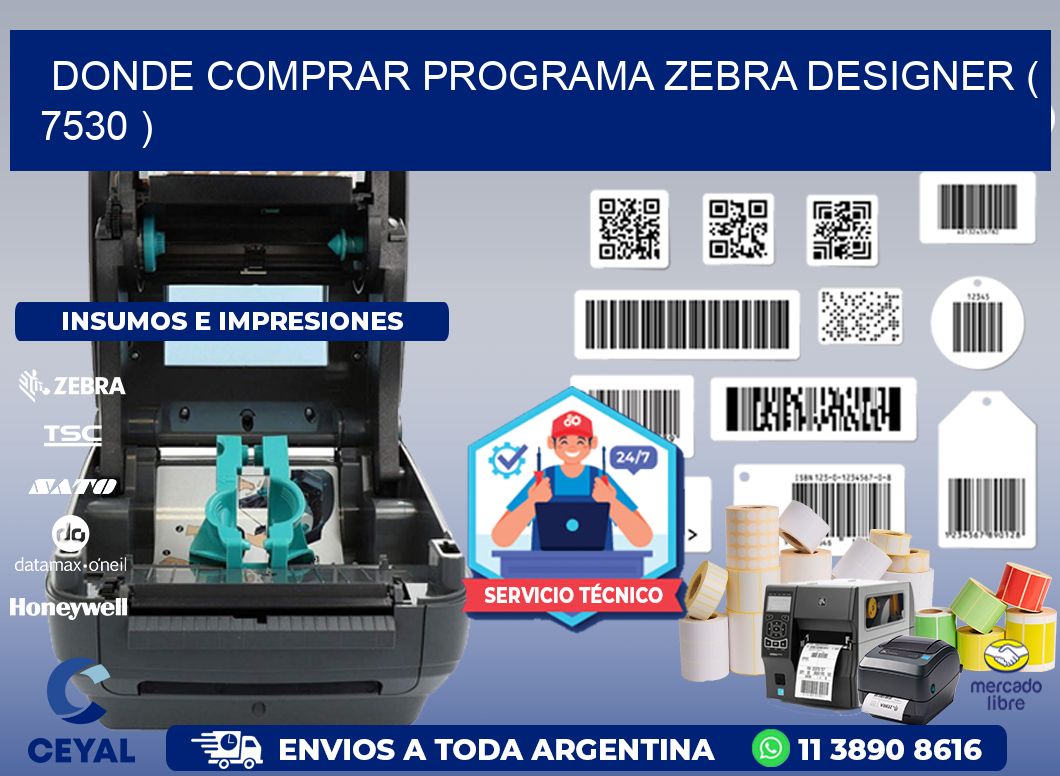 DONDE COMPRAR PROGRAMA ZEBRA DESIGNER ( 7530 )