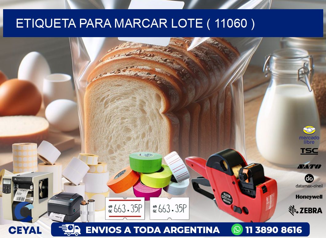 ETIQUETA PARA MARCAR LOTE ( 11060 )