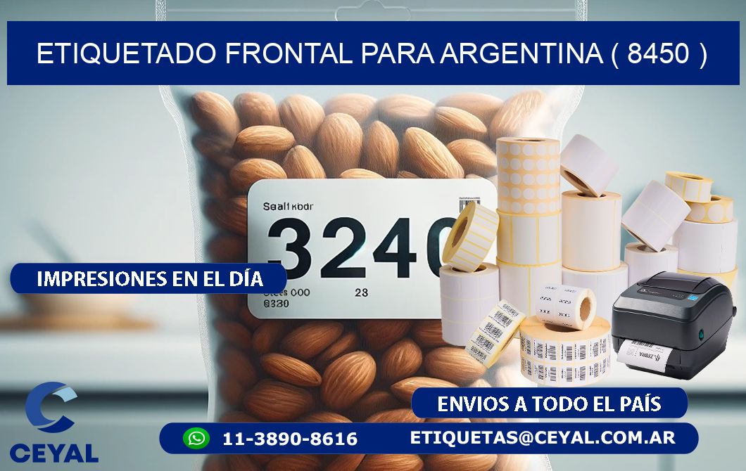 ETIQUETADO FRONTAL PARA ARGENTINA ( 8450 )