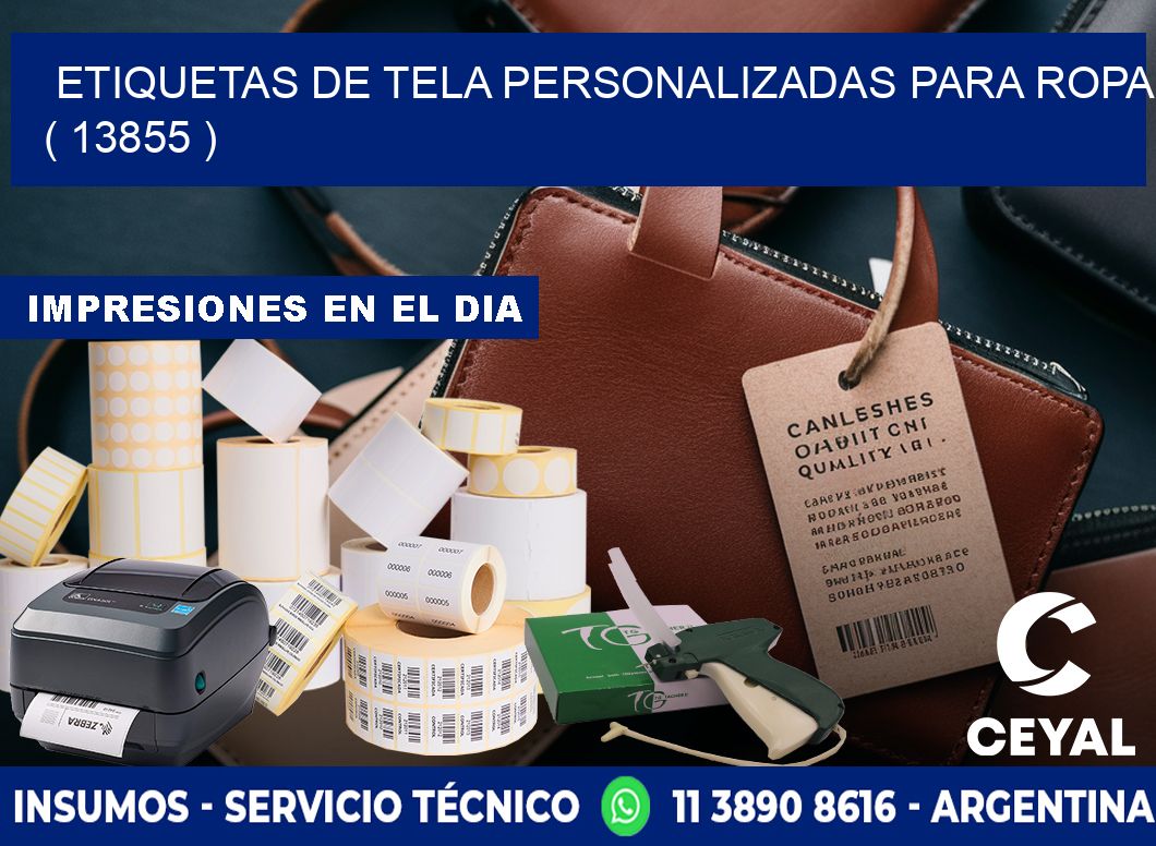 ETIQUETAS DE TELA PERSONALIZADAS PARA ROPA ( 13855 )