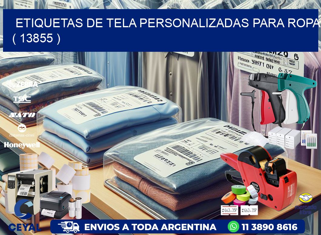 ETIQUETAS DE TELA PERSONALIZADAS PARA ROPA ( 13855 )