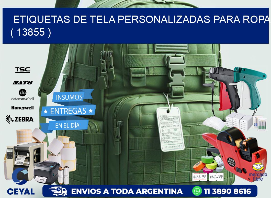 ETIQUETAS DE TELA PERSONALIZADAS PARA ROPA ( 13855 )