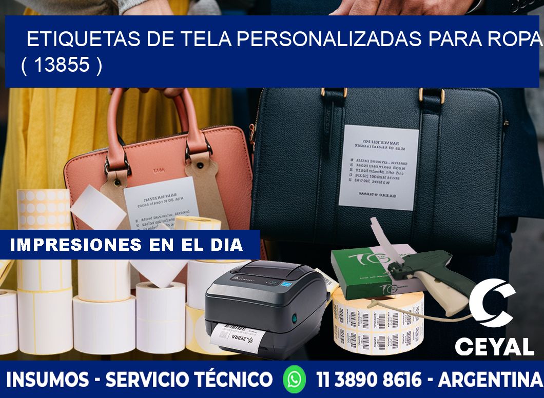 ETIQUETAS DE TELA PERSONALIZADAS PARA ROPA ( 13855 )