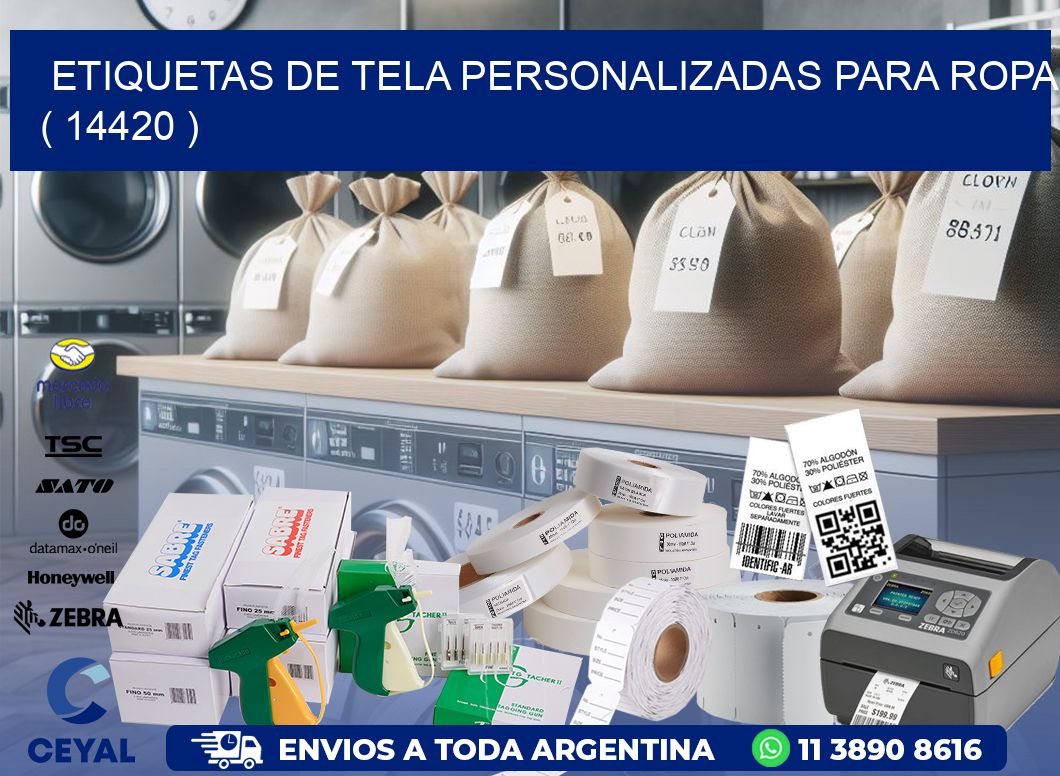 ETIQUETAS DE TELA PERSONALIZADAS PARA ROPA ( 14420 )