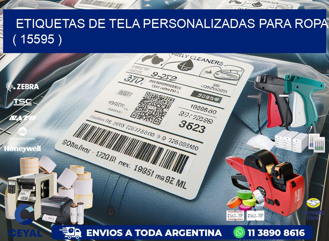 ETIQUETAS DE TELA PERSONALIZADAS PARA ROPA ( 15595 )