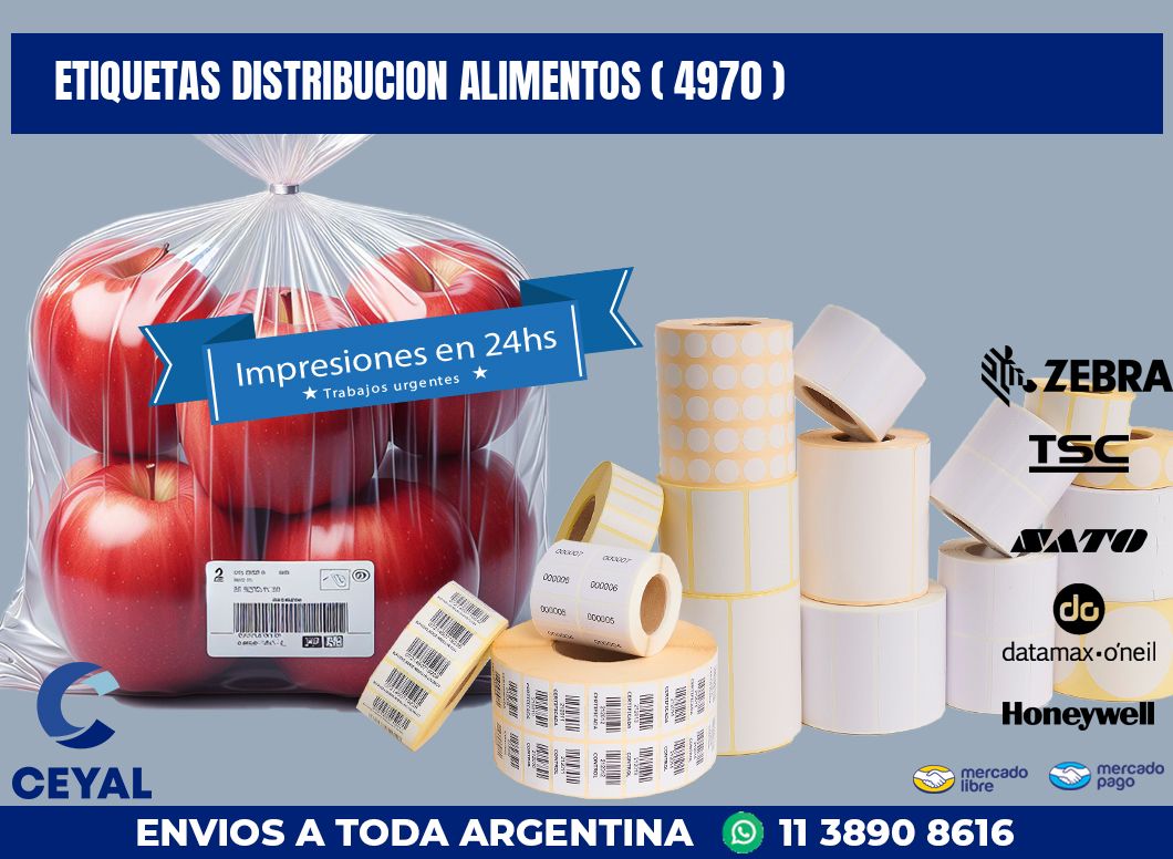 ETIQUETAS DISTRIBUCION ALIMENTOS ( 4970 )