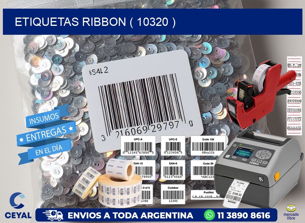 ETIQUETAS RIBBON ( 10320 )