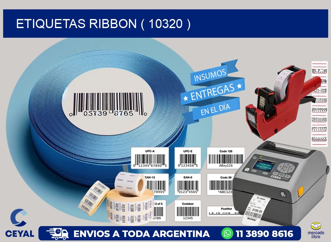 ETIQUETAS RIBBON ( 10320 )