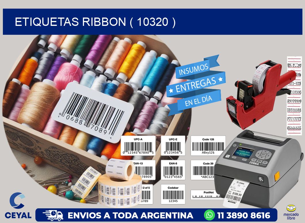 ETIQUETAS RIBBON ( 10320 )