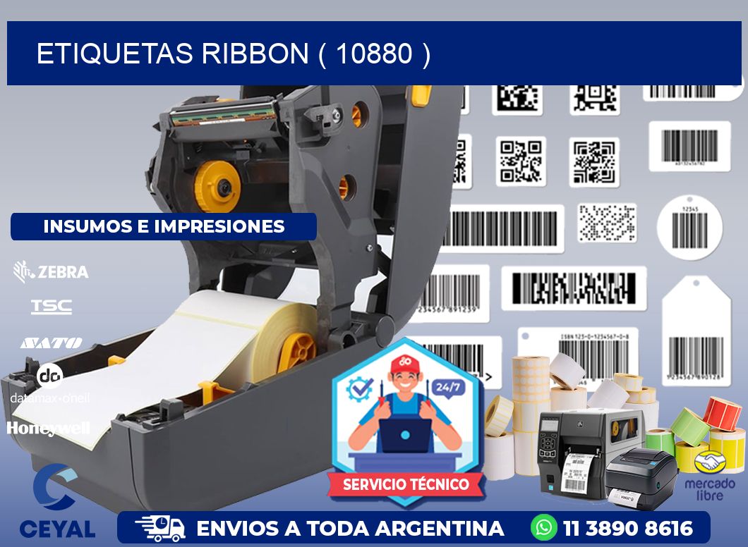 ETIQUETAS RIBBON ( 10880 )