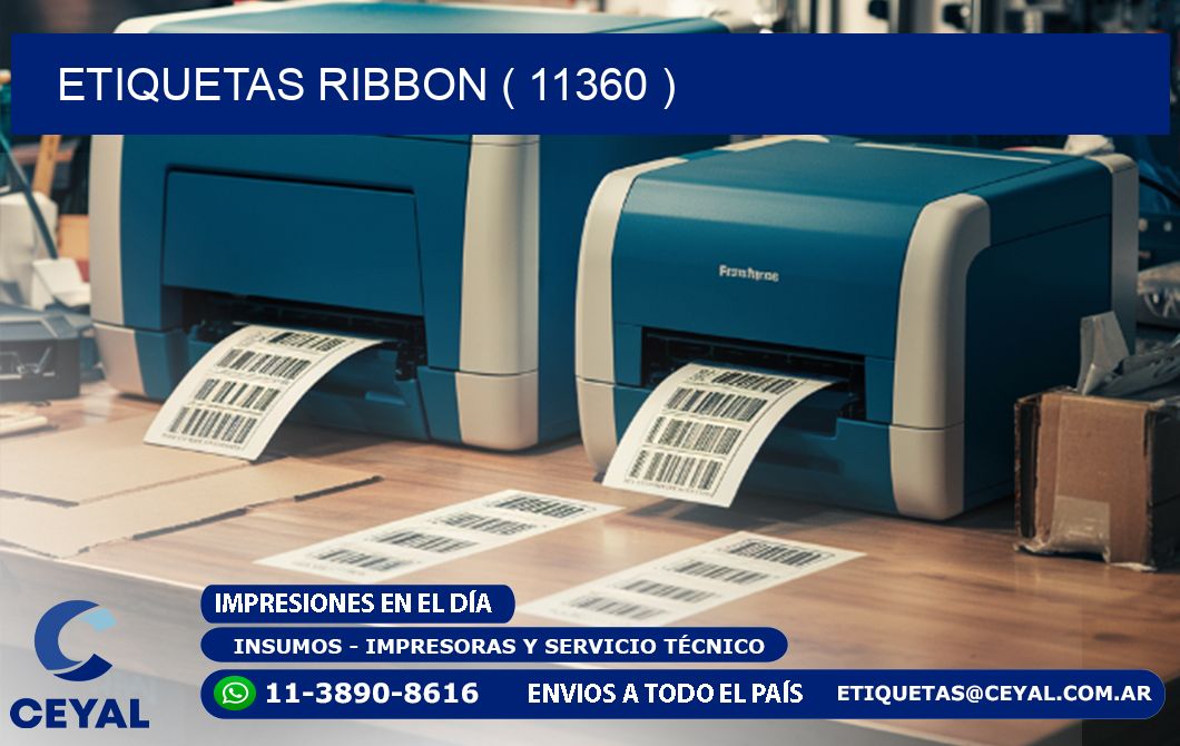 ETIQUETAS RIBBON ( 11360 )