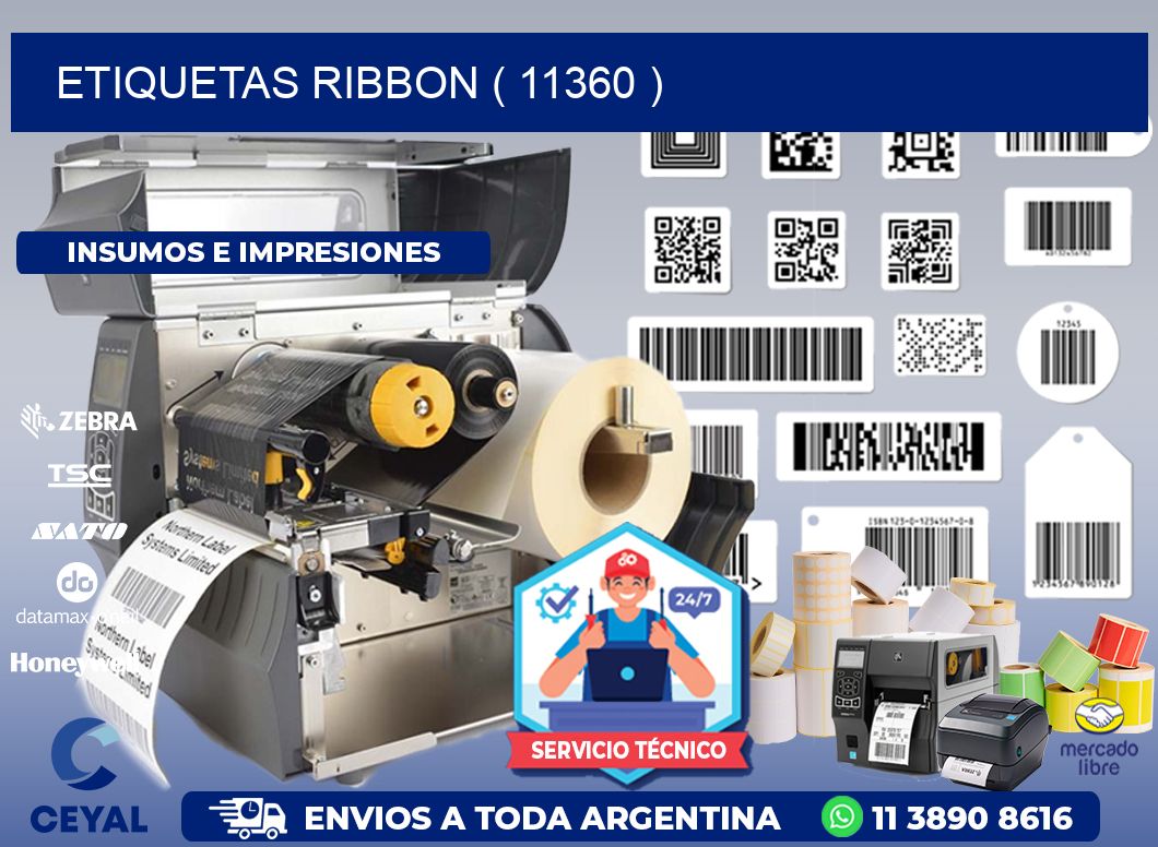 ETIQUETAS RIBBON ( 11360 )