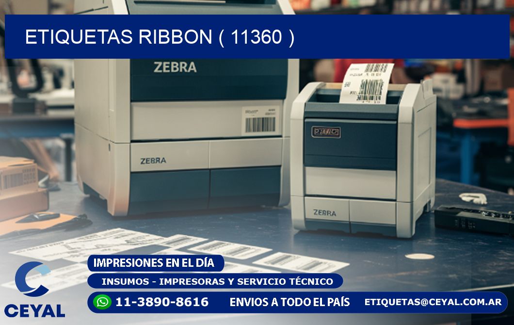 ETIQUETAS RIBBON ( 11360 )