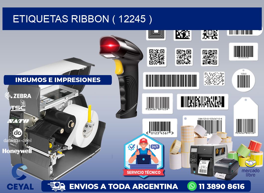 ETIQUETAS RIBBON ( 12245 )