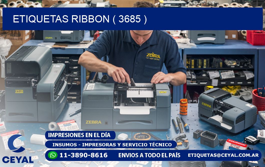 ETIQUETAS RIBBON ( 3685 )