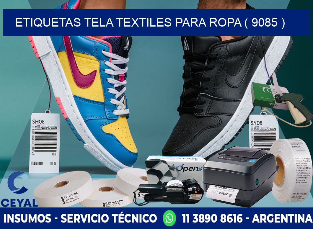 ETIQUETAS TELA TEXTILES PARA ROPA ( 9085 )