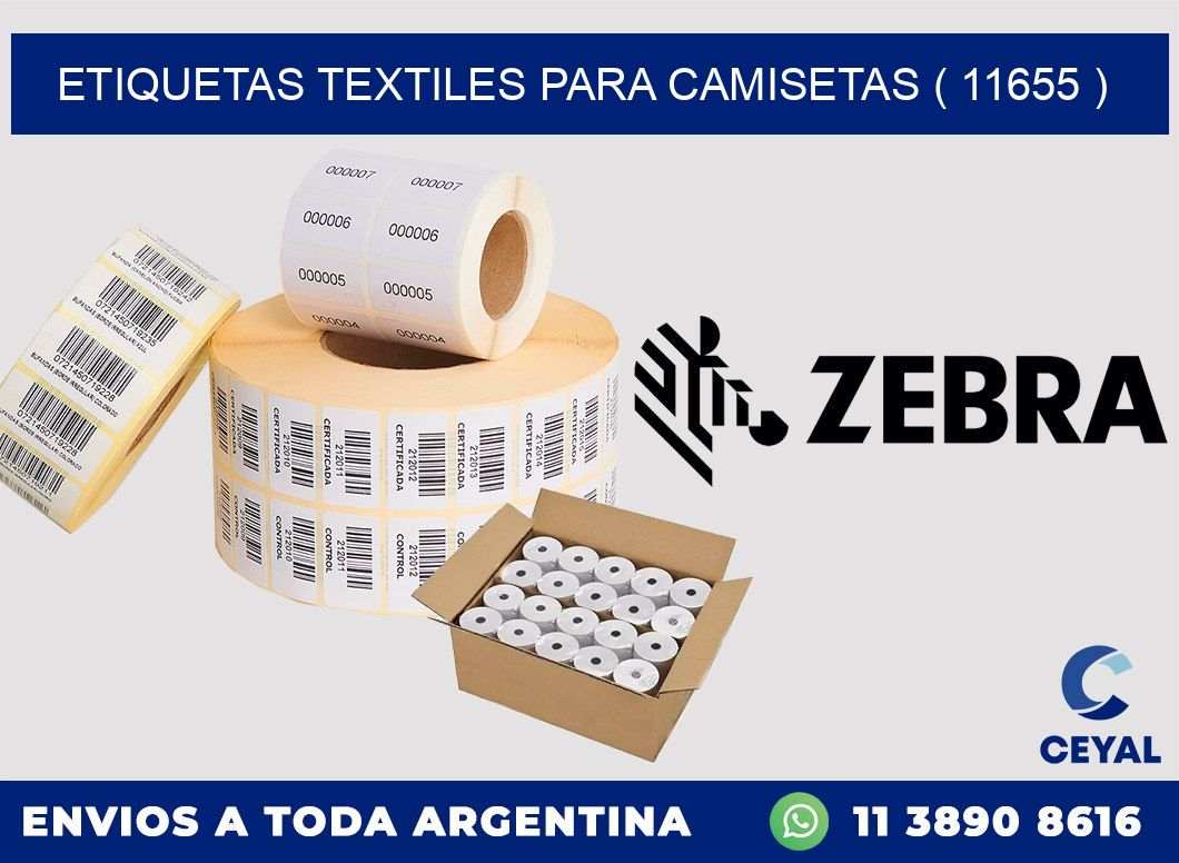 ETIQUETAS TEXTILES PARA CAMISETAS ( 11655 )