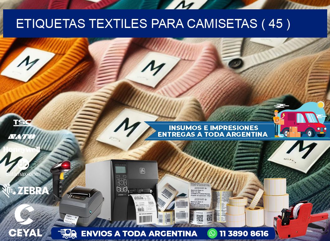 ETIQUETAS TEXTILES PARA CAMISETAS ( 45 )