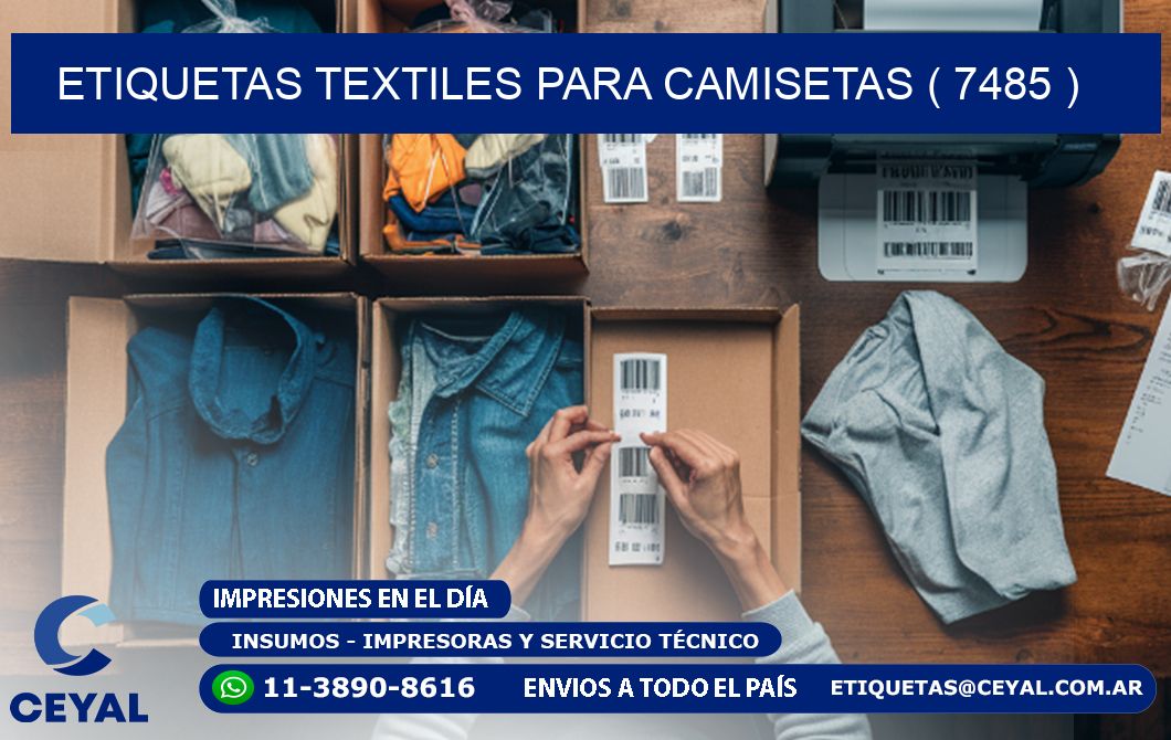 ETIQUETAS TEXTILES PARA CAMISETAS ( 7485 )