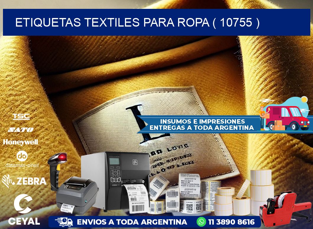 ETIQUETAS TEXTILES PARA ROPA ( 10755 )