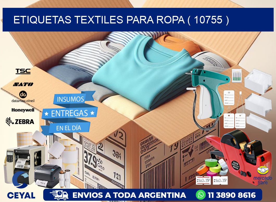 ETIQUETAS TEXTILES PARA ROPA ( 10755 )