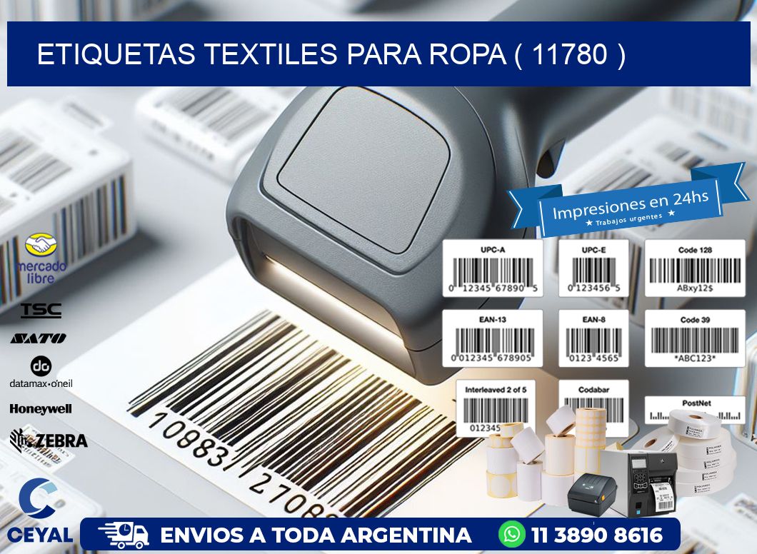 ETIQUETAS TEXTILES PARA ROPA ( 11780 )