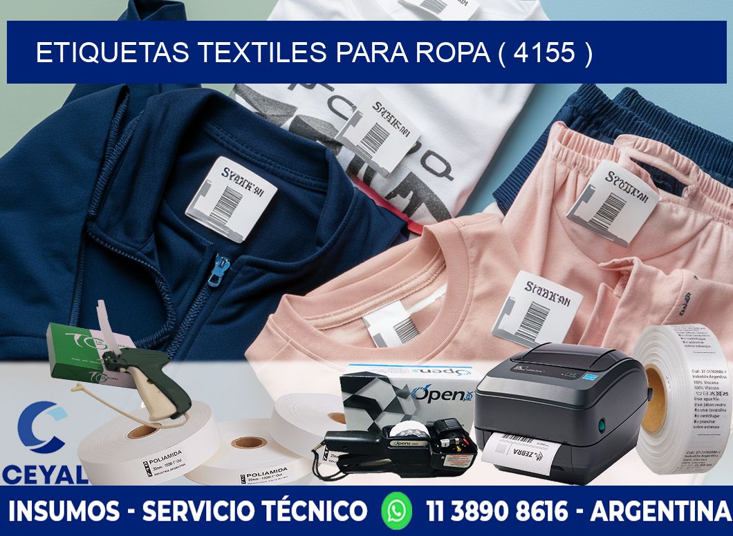 ETIQUETAS TEXTILES PARA ROPA ( 4155 )