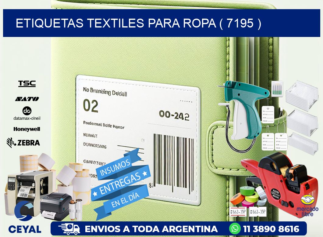 ETIQUETAS TEXTILES PARA ROPA ( 7195 )