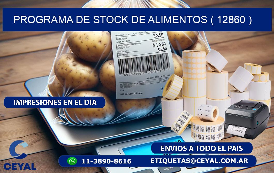 PROGRAMA DE STOCK DE ALIMENTOS ( 12860 )