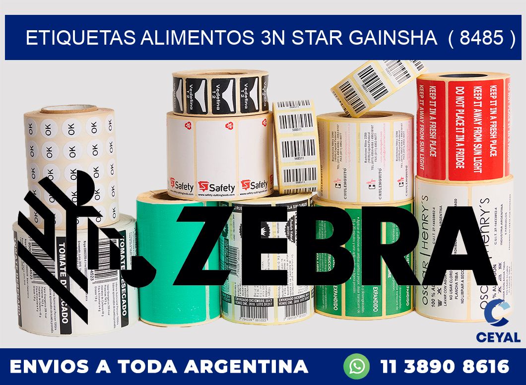 etiquetas alimentos 3n star gainsha  ( 8485 )