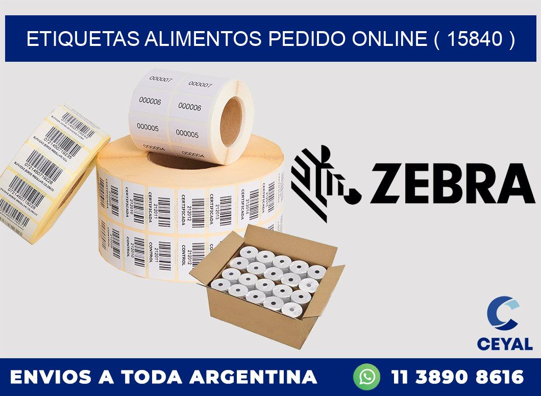 etiquetas alimentos pedido online ( 15840 )