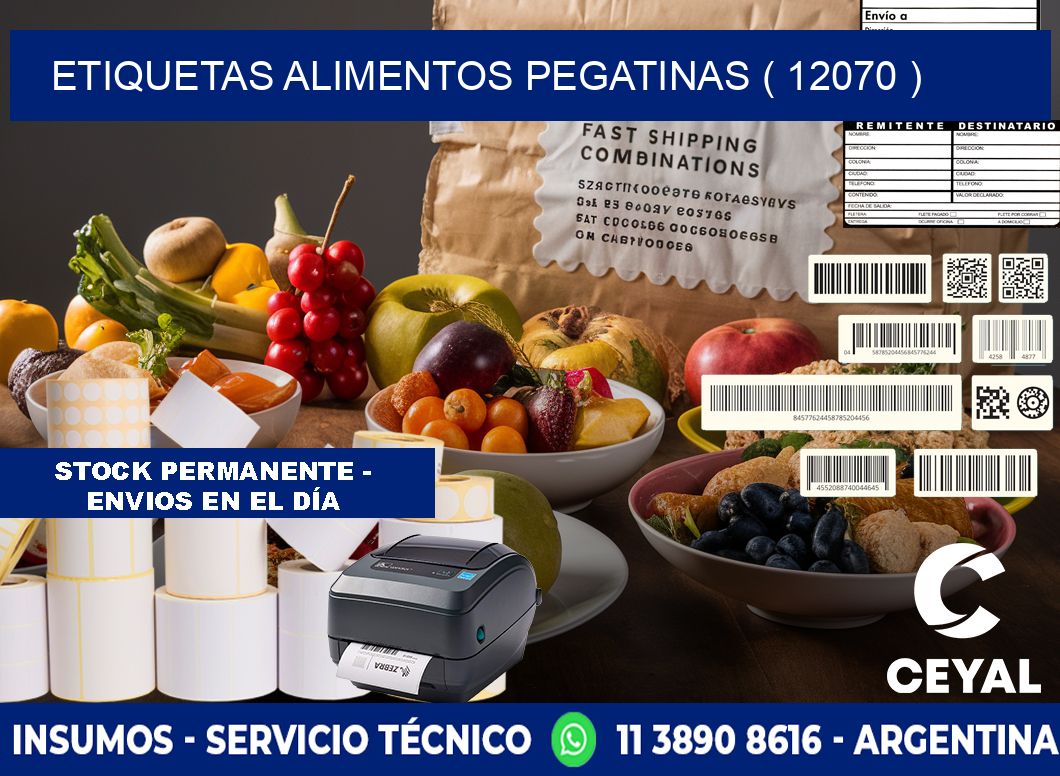 etiquetas alimentos pegatinas ( 12070 )