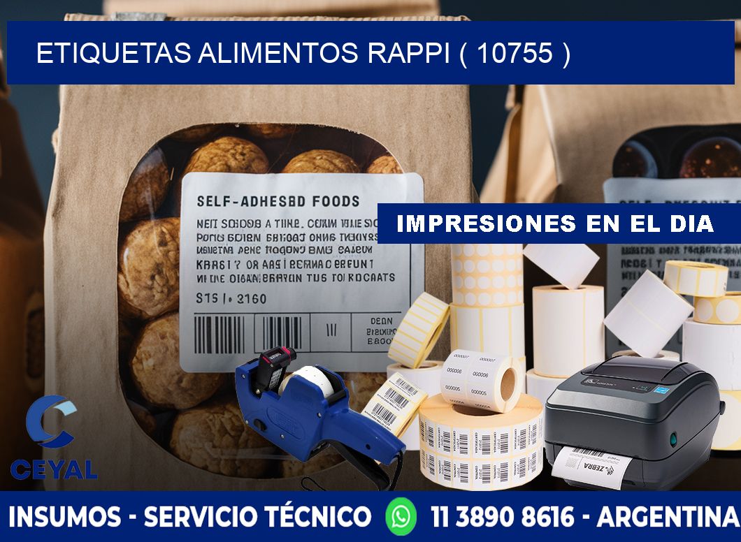 etiquetas alimentos rappi ( 10755 )