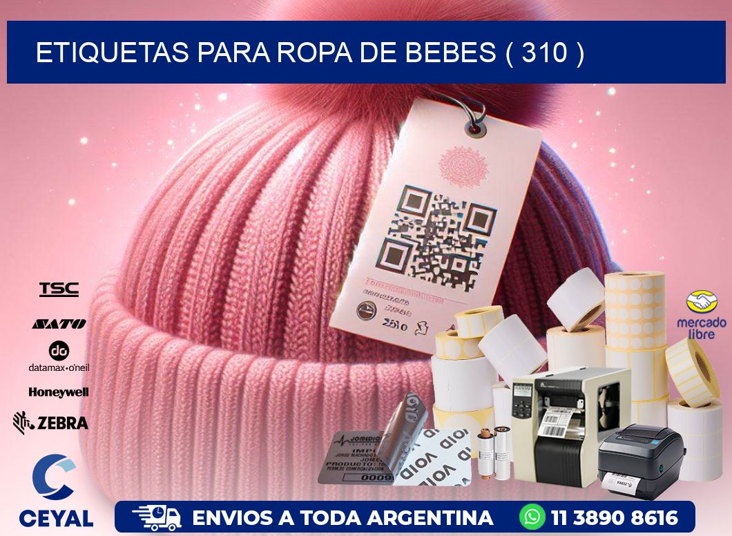 etiquetas para ropa de bebes ( 310 )