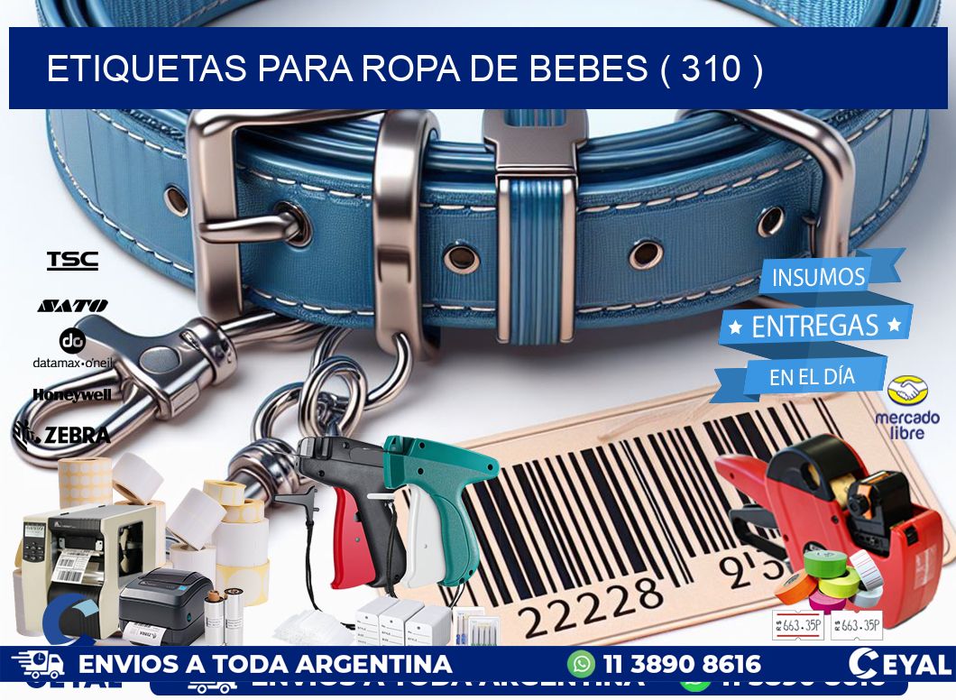 etiquetas para ropa de bebes ( 310 )