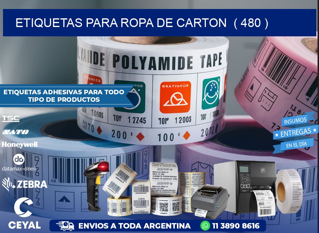 etiquetas para ropa de carton  ( 480 )