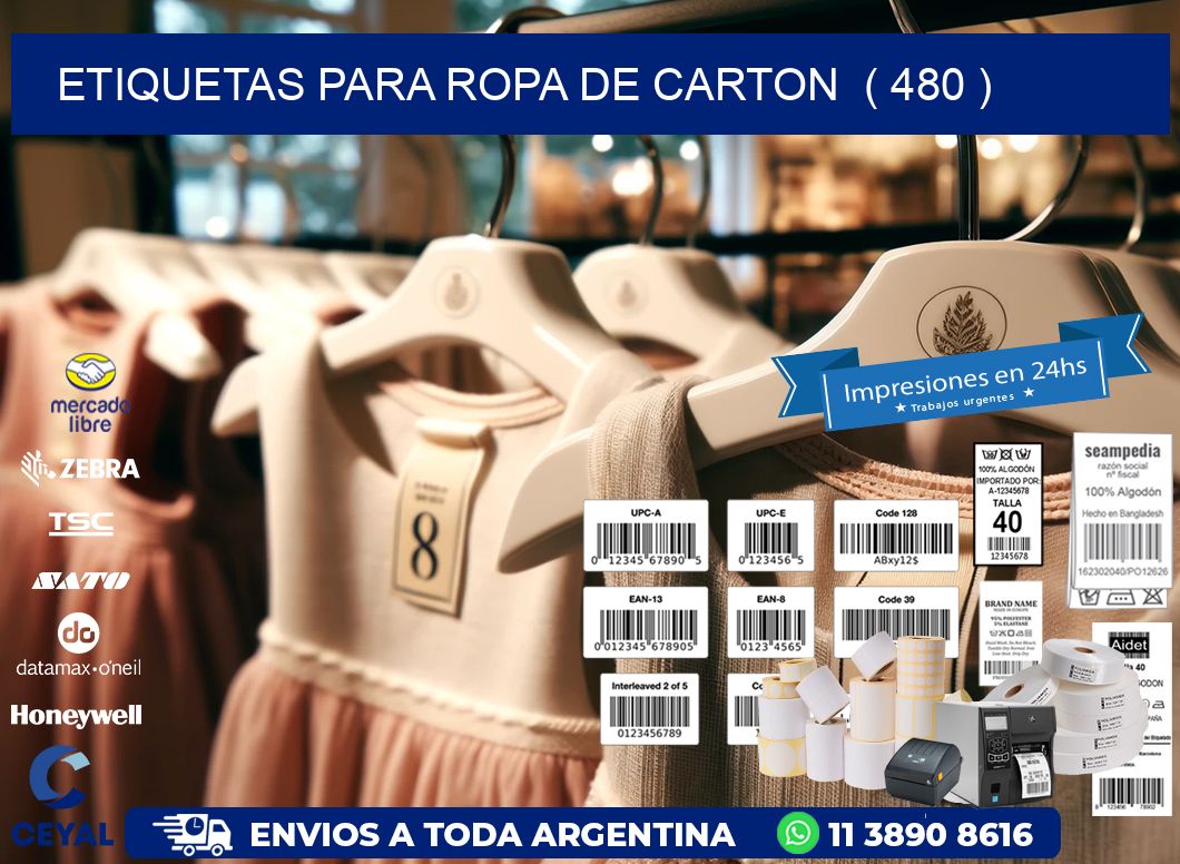 etiquetas para ropa de carton  ( 480 )