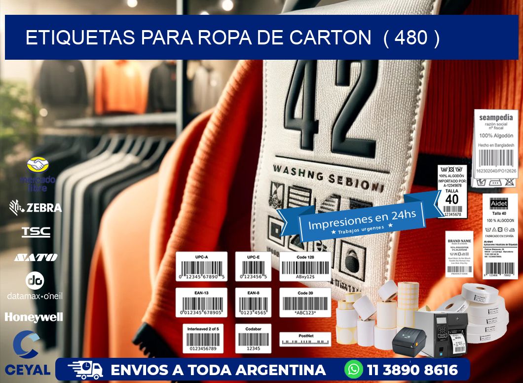 etiquetas para ropa de carton  ( 480 )